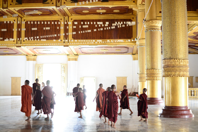 photo, birmanie, voyage, mandalay, temple