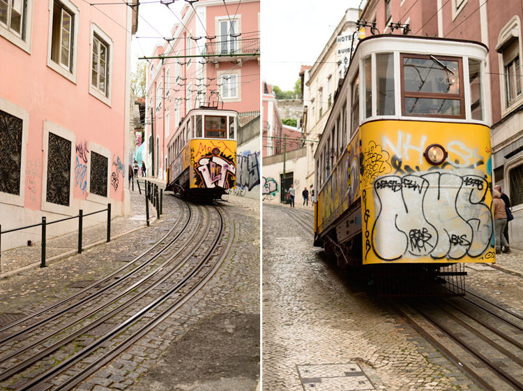 lisbonne, portugal, voyage, ville, urbain, photographie, tramway